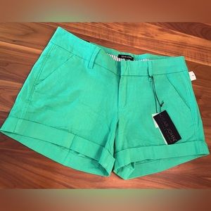 NWT - Dear John Cuffed Shorts, Kelly Green, Size 31